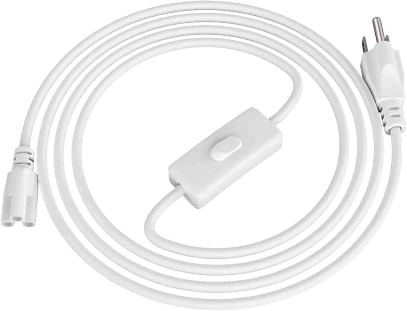 5ft LED Power Wire Cable with On/Off Switch 3 Prong Cord