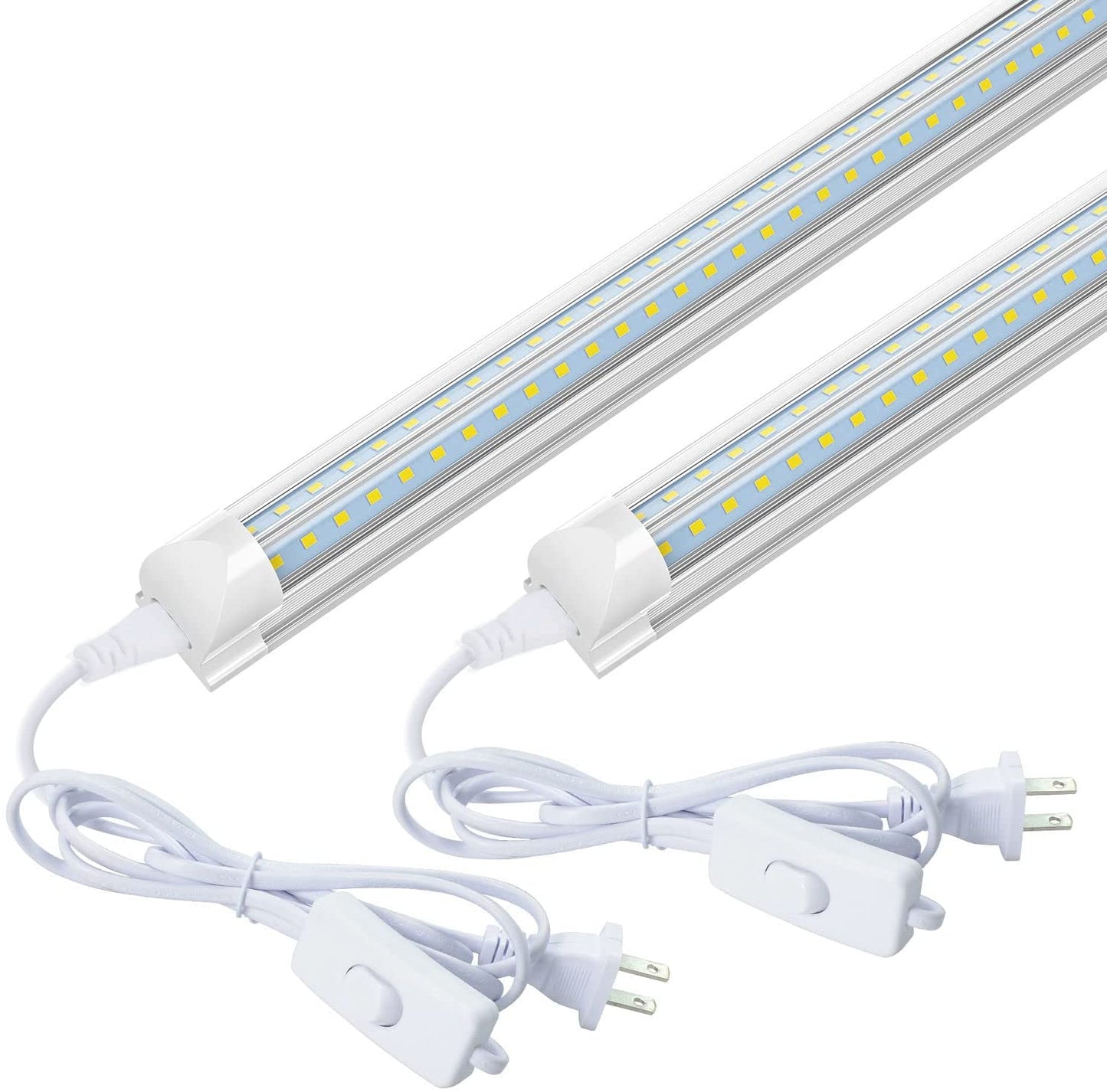2-Pack V Shape 20W T8 2ft LED Cabinet / Shop Light