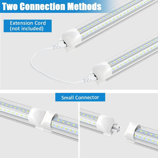2-Pack V Shape 20W T8 2ft LED Cabinet / Shop Light