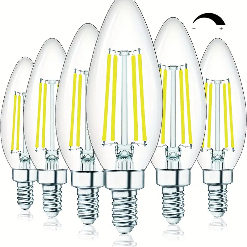 Dimmable Daylight 5000K LED, 6w LED Edison Bulb - 1 Bulb