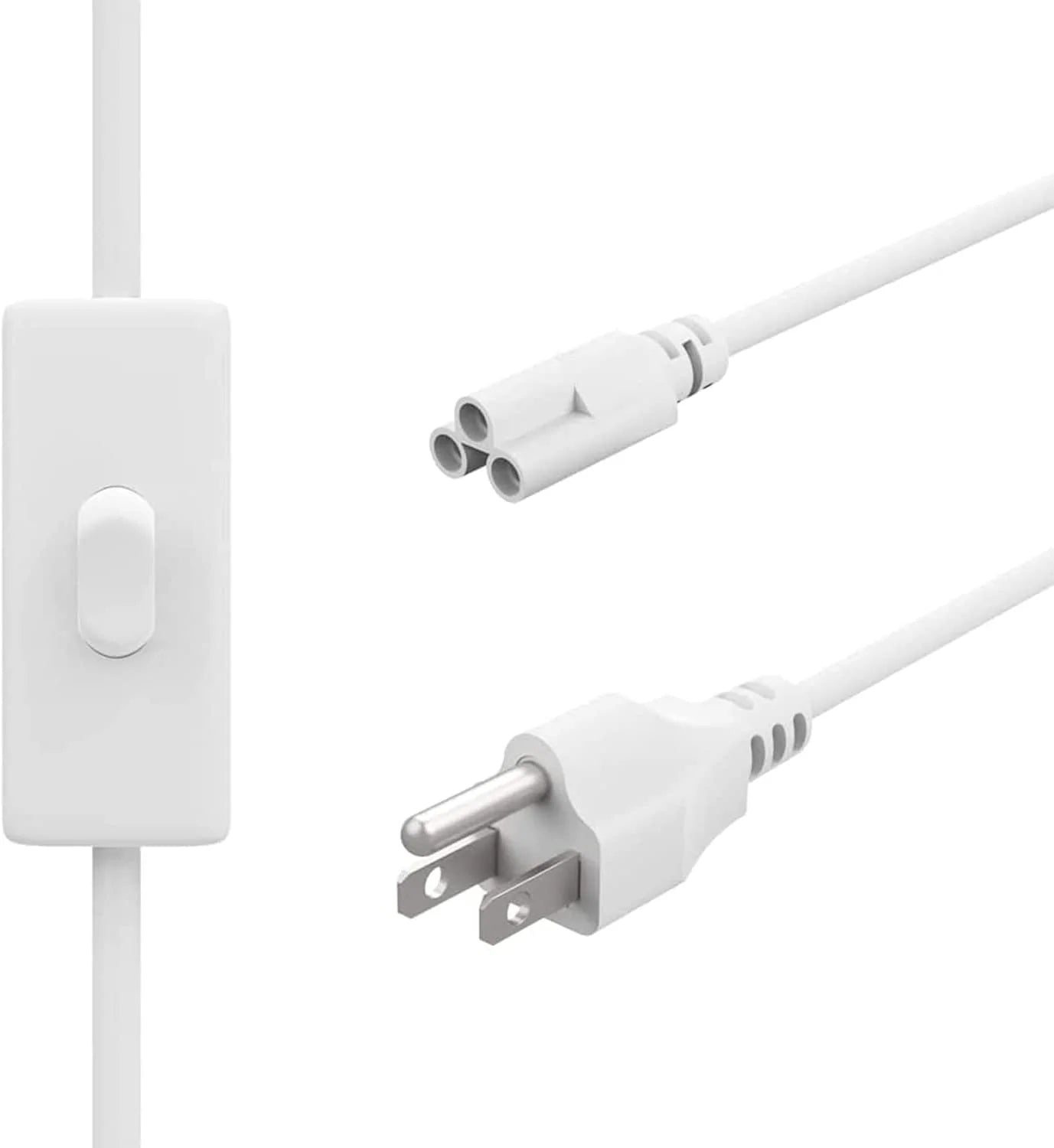 5ft LED Power Wire Cable with On/Off Switch 3 Prong Cord