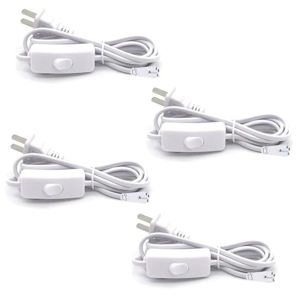4-Pack 6FT Extension Cords for T5 T8
