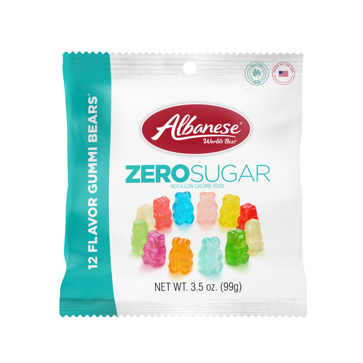 Zero Sugar 12 Flavor Gummi Bears® 3.5oz Bags
