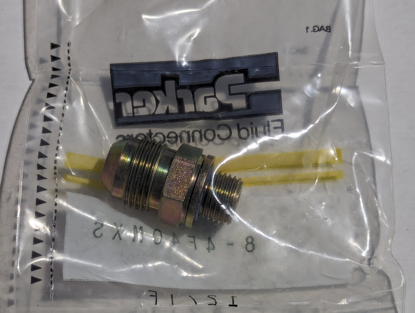 Parker 8-4F40MXS Male Straight Adapter