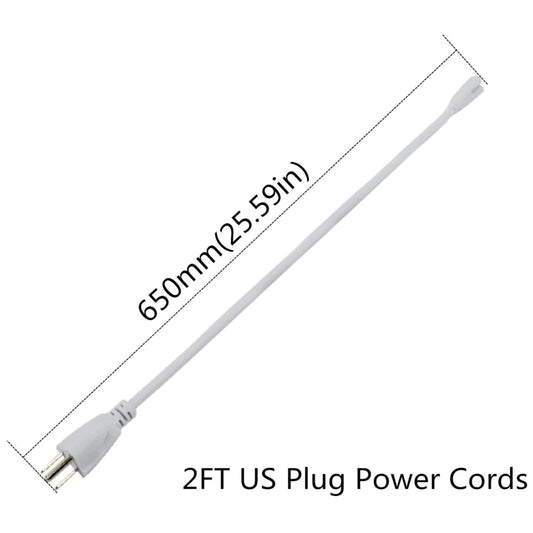 JESLED 4-Pack 3-Prong Plug T5 T8 Power Cords