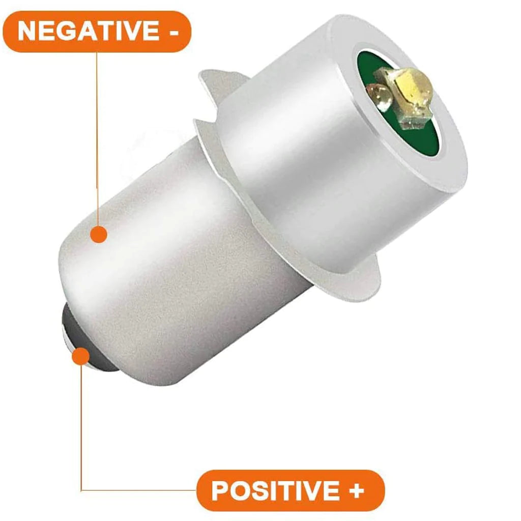 JESLED LED Flashlight Light Bulb 3.5-24V