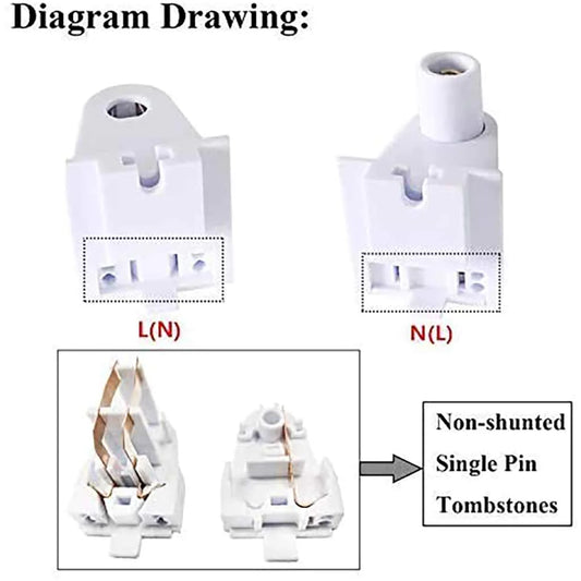 JESLED Single Pin FA8 Tombstones