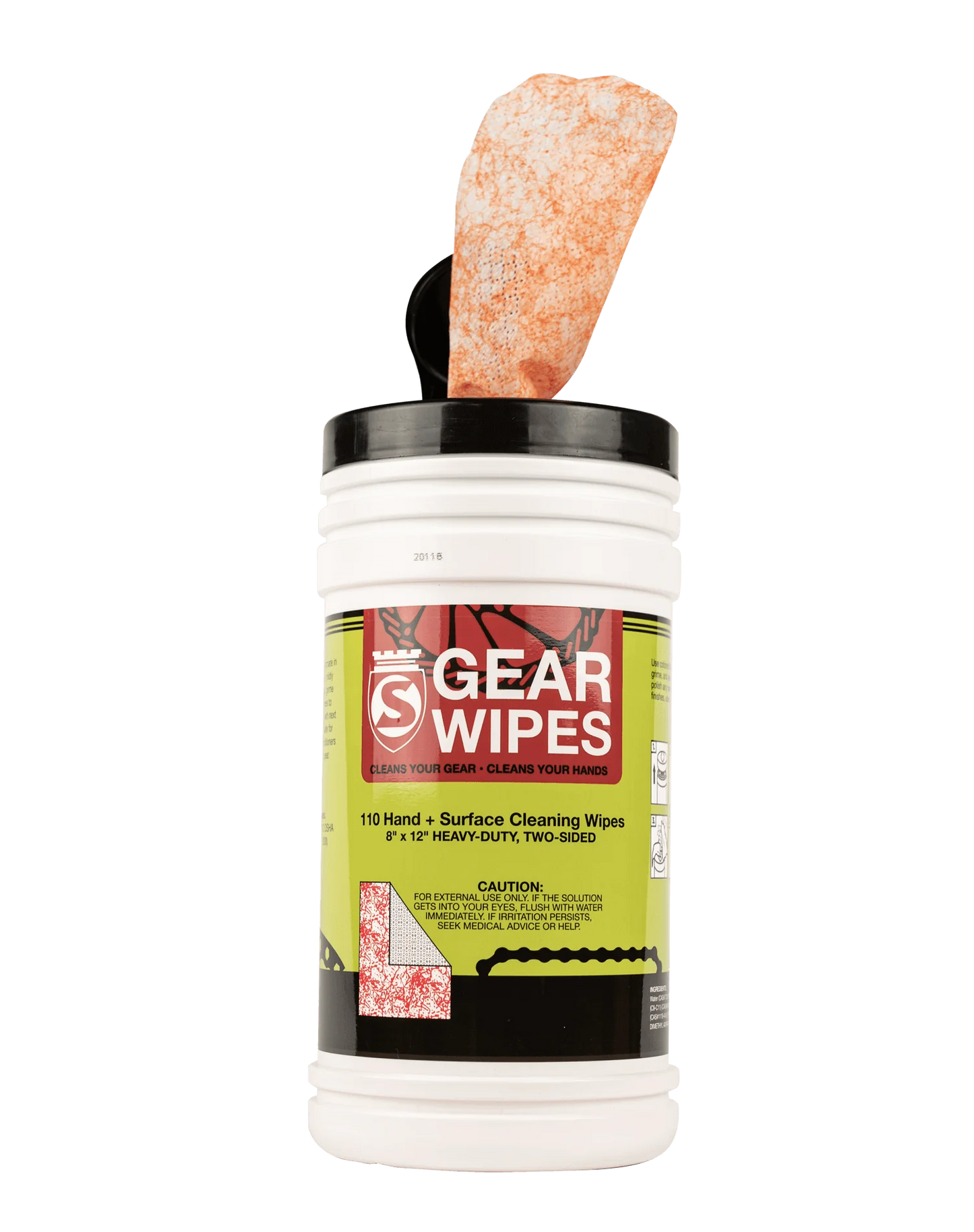 Gear Wipes Canister (110 sheets)