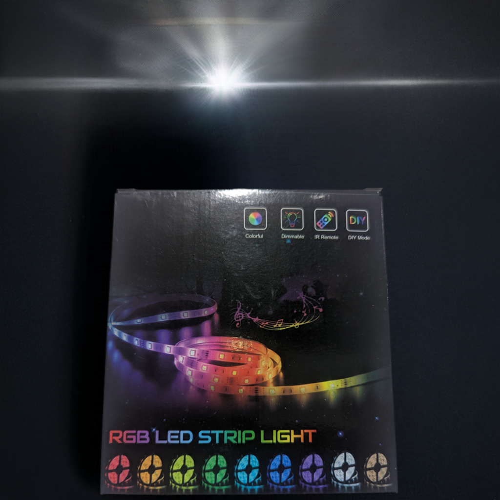 Romwish Bluetooth and Remote RGB LED Strip Lights 32.8 FT