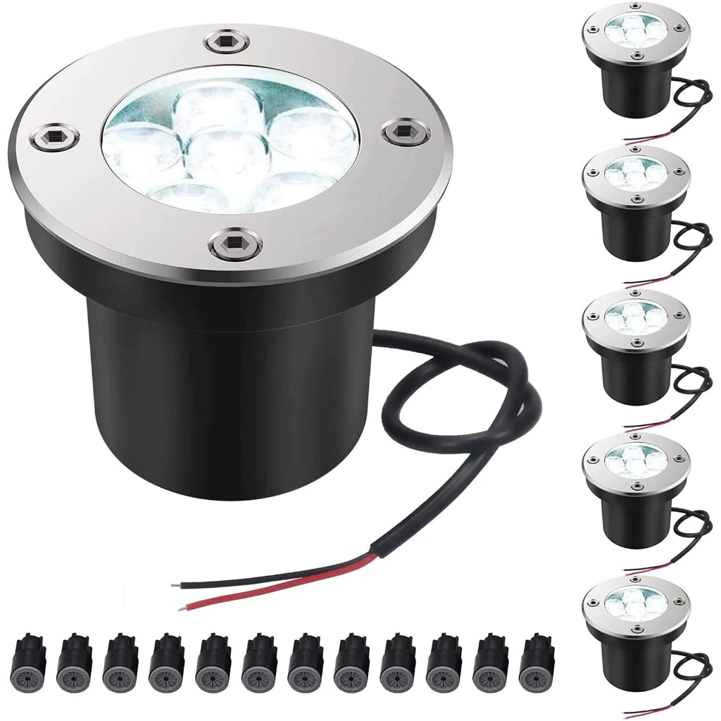 JESLED 12V 24V 6W Low Voltage Outdoor LED Inground Light