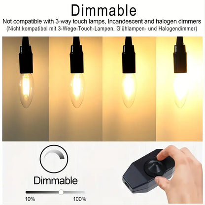Warm White 2700K E12 LED Bulb - 1 Bulb