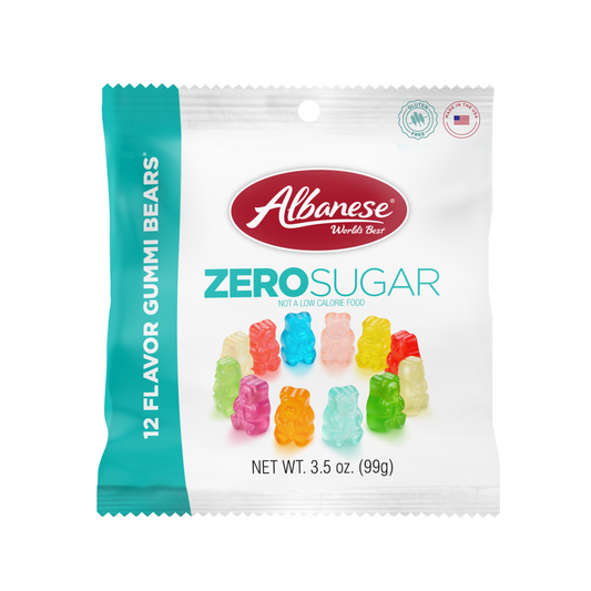 Zero Sugar 12 Flavor Gummi Bears® 3.5oz Bags