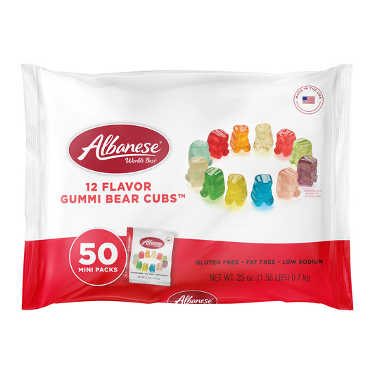 12 Flavor Gummi Bear Cubs™ 50 mini packs
