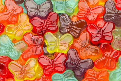 Mini Gummi Butterflies, 3.5oz Bag