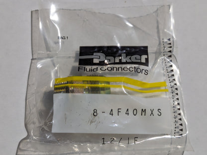 Parker 8-4F40MXS Male Straight Adapter