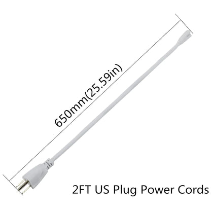 JESLED 4-Pack 3-Prong Plug T5 T8 Power Cords