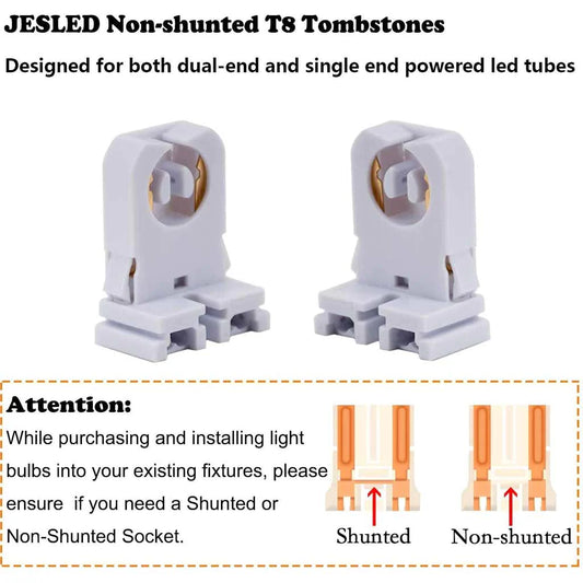 JESLED Non Shunted Bi-pin G13 Socket Tombstone