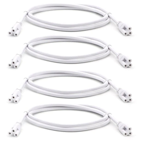 JESLED T5 T8 Wire Cord Connectors for Integrated LED Lights