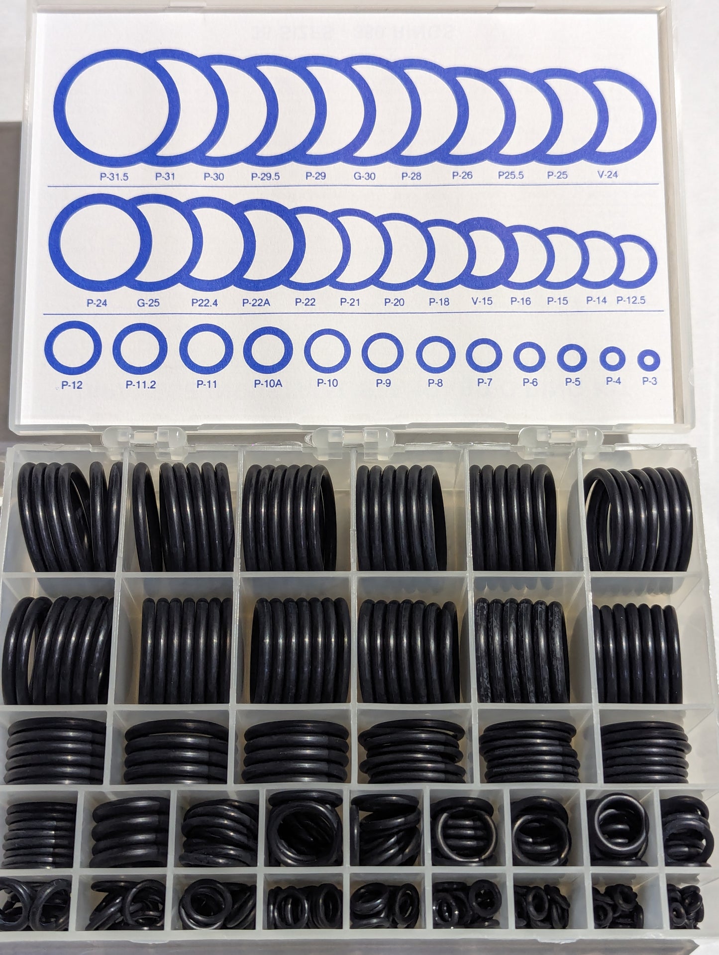 Japanese O-Ring Box Kit - 36-380 NBR