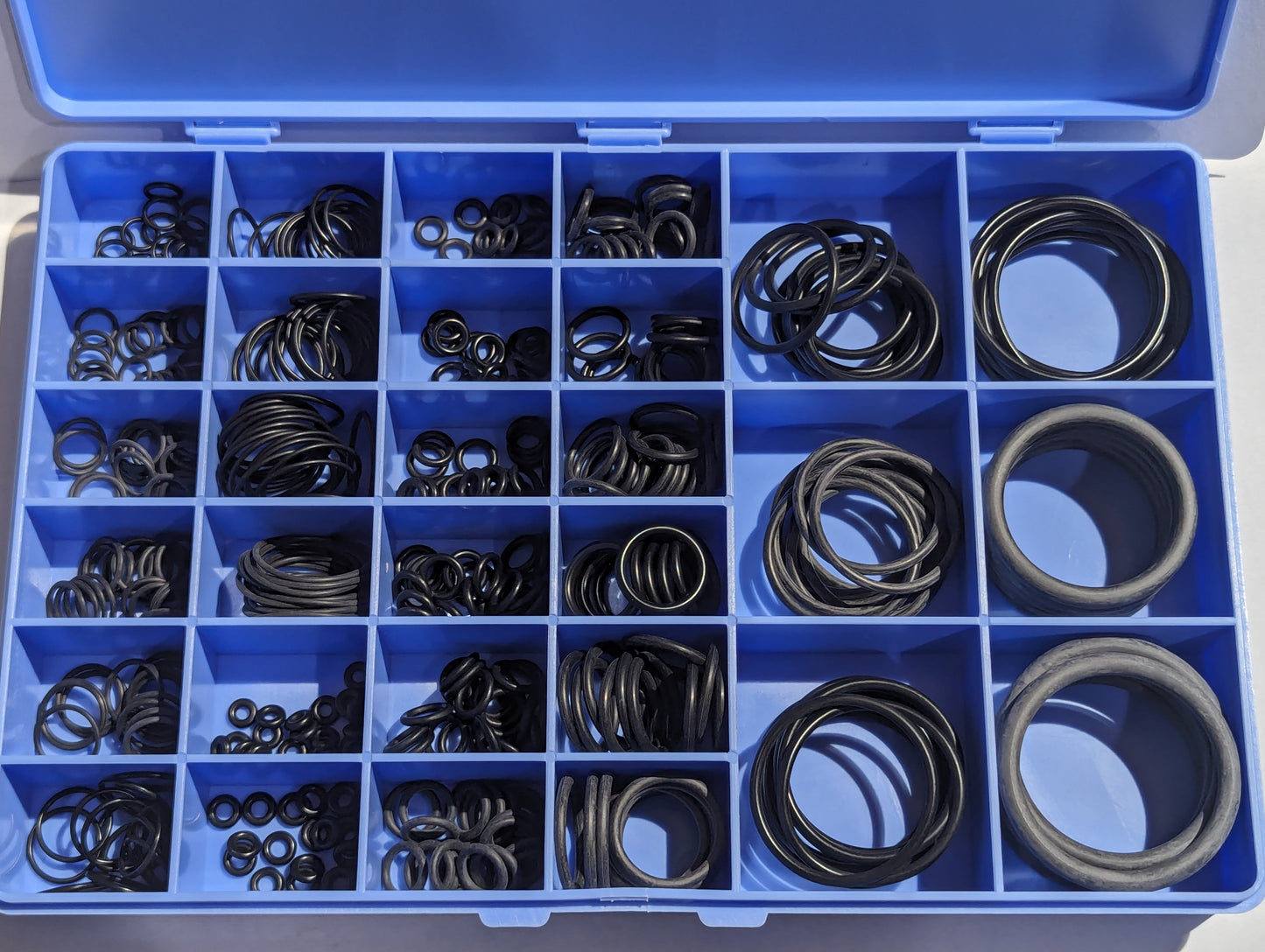 O-Ring Kit Box S - 30 Sizes 460 Pieces Shore 70
