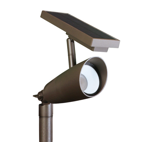 Feit Electric 8 in. OneSync Outdoor Landscape Bronze Solar Spotlight Starter Kit (2-Pack)